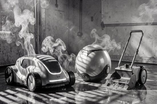 Robots de exterior en casa: guía real de cortacéspedes, limpia‑piscinas y quitanieves eléctricos